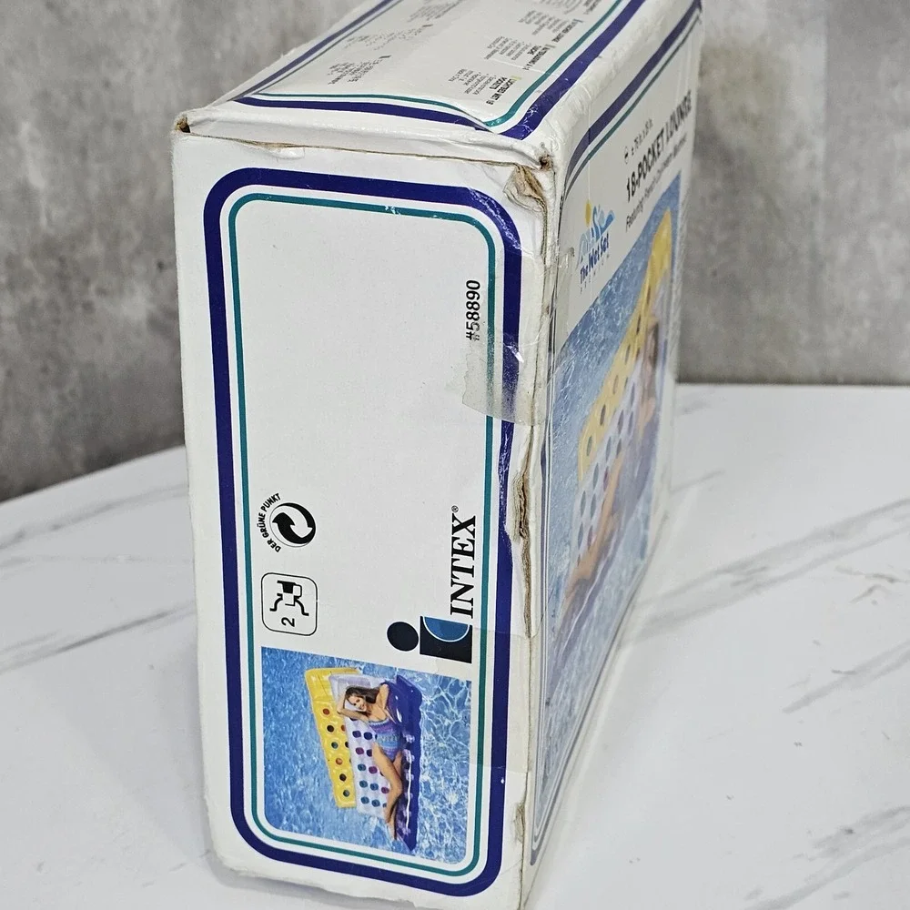 Vintage 1996 18 Pocket Lounge 76 x 29 in The Wet‎ Set Premium Intex 58890 NEW